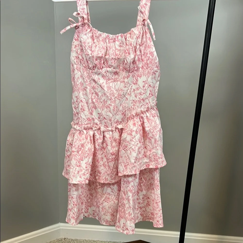 Floral Pink Sundress - Picture 2 of 5